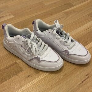 Champion White and Purple Sneakers